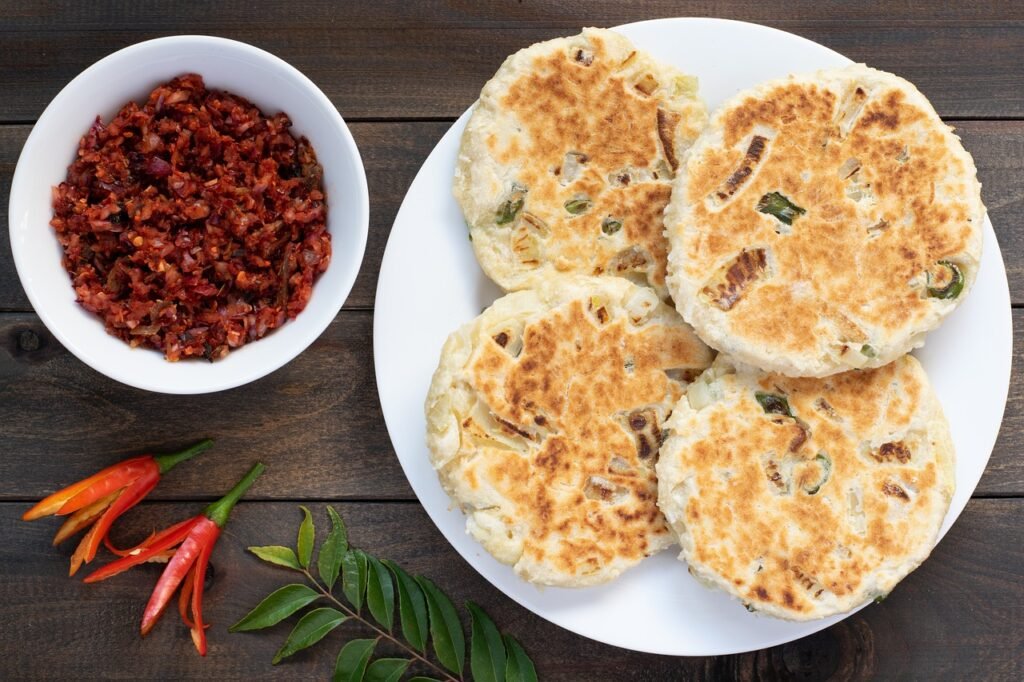 Coconut Roti, Pol Roti, Sri Lanka: localhi